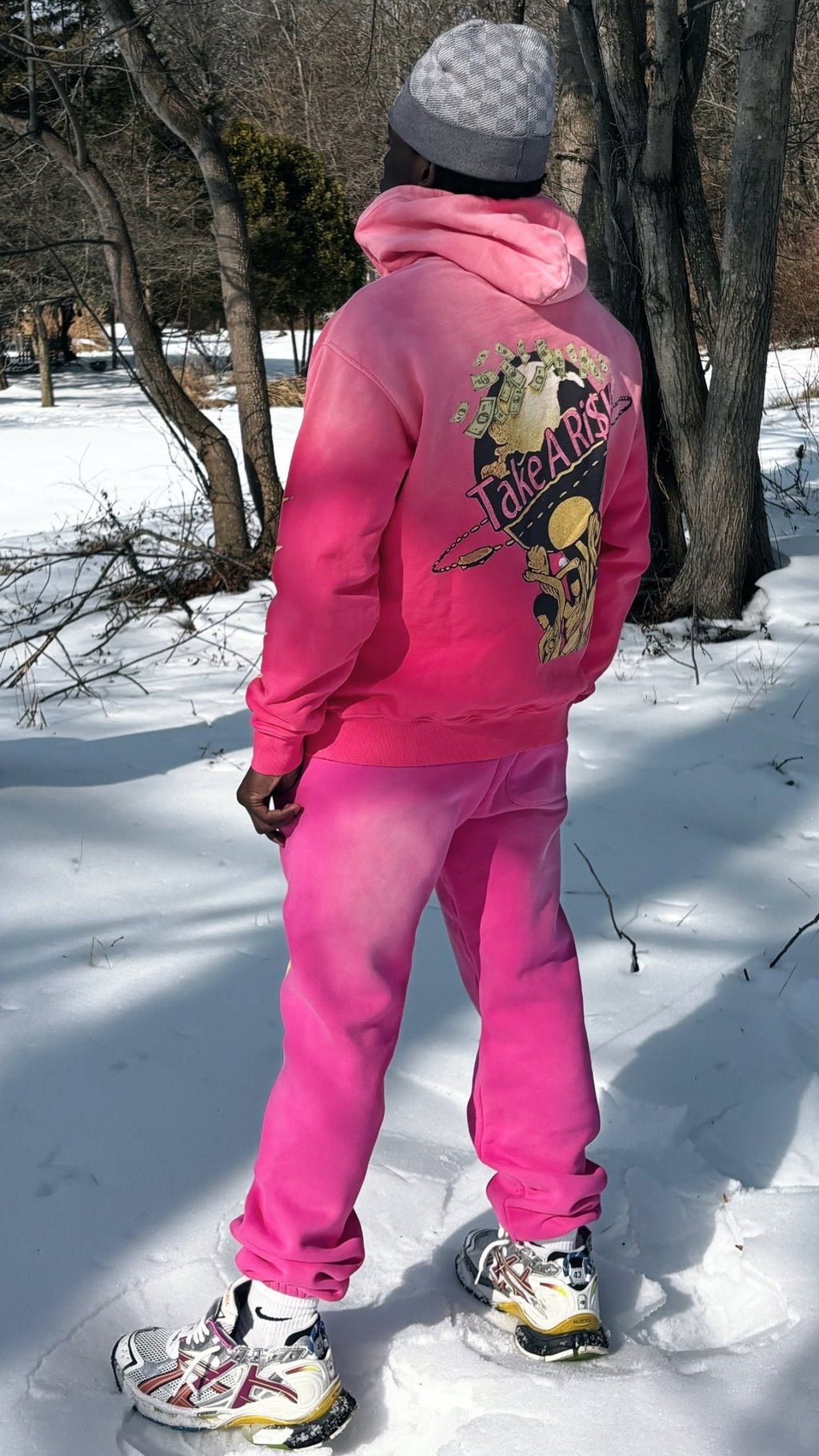 PRIORI$KY "Take the Risk" Sunfade Hoodie - Priorisky