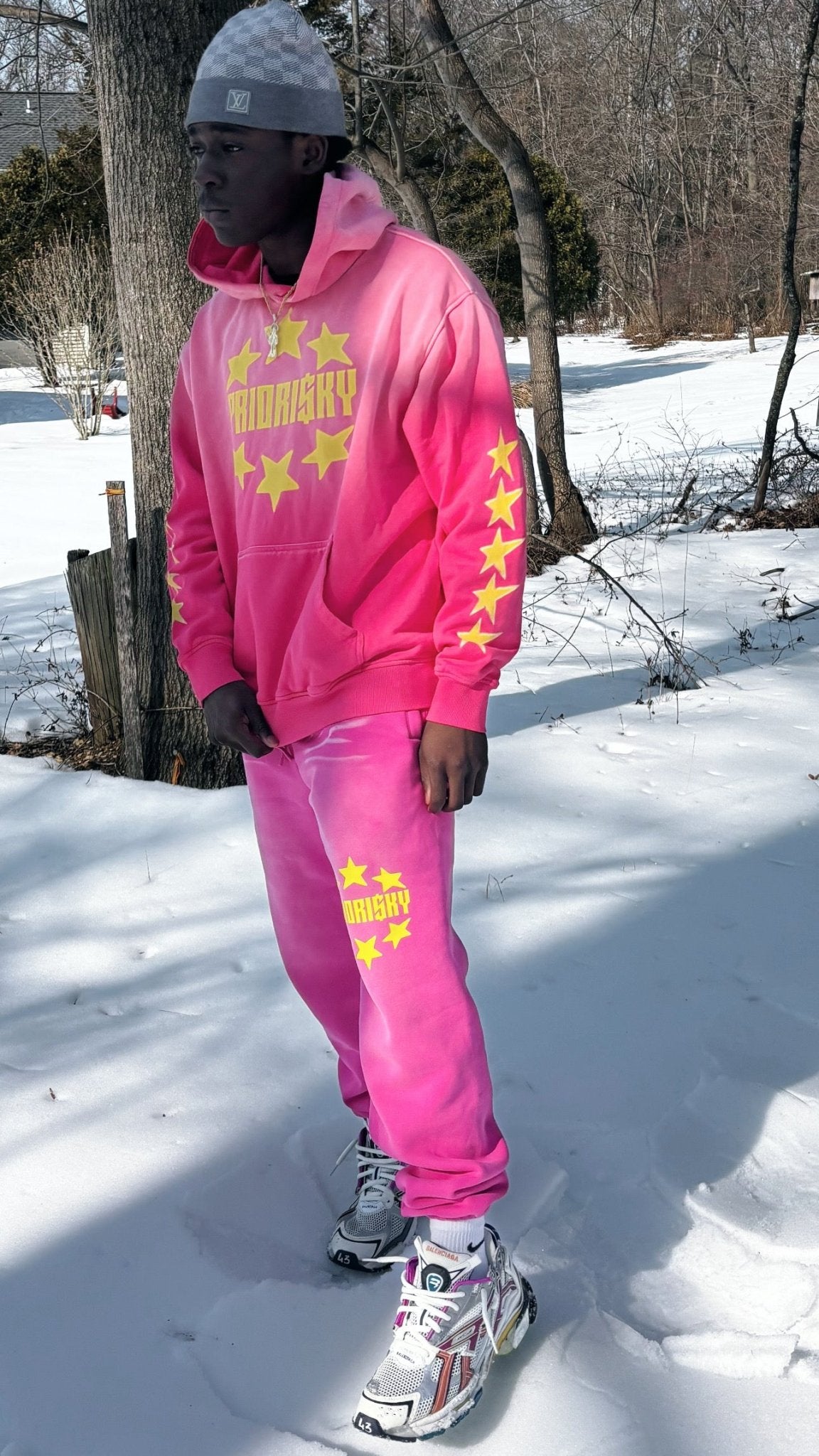 PRIORI$KY "Take the Risk" Sunfade Hoodie - Priorisky